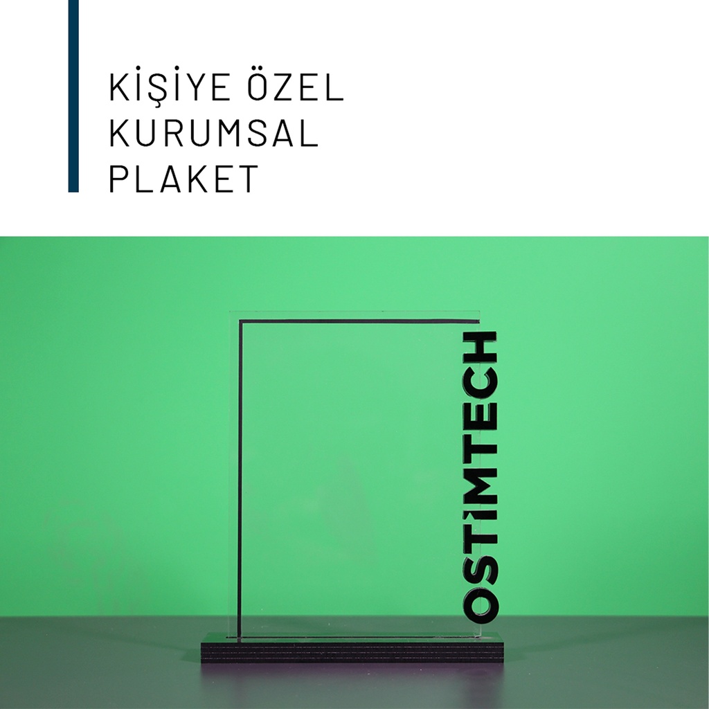 Kişiye Özel Kurumsal Plaket